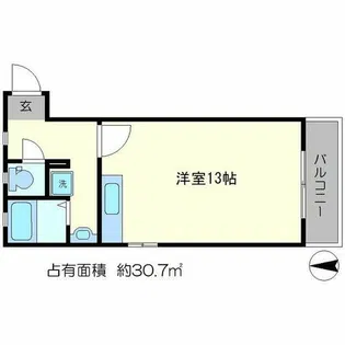 白川楽舎【2階】の間取り