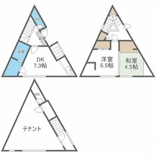 北海道札幌市南区川沿十四条2丁目【一戸建】の間取り