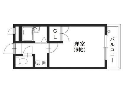 エトワール桂【202号室】の間取り