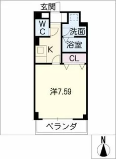 Blue Square【2階】の間取り