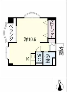 第1富士和ビル【2階】の間取り