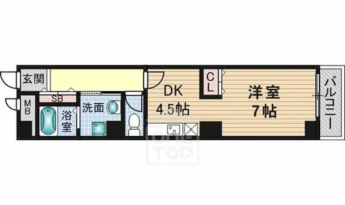 メルツハイム北村【7階】の間取り