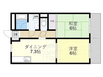 2DKの間取り画像