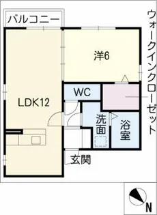 PRESCIENCE【2階】の間取り