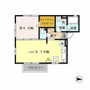 メゾン リヴェール【1階】の間取り