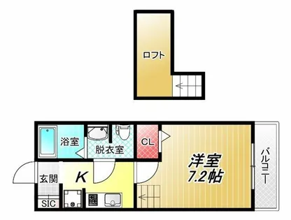 ハルカパレス【1階】の間取り