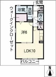 サン スクエア【1階】の間取り