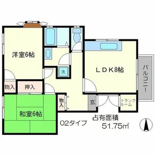 メゾン・プランドール【2階】の間取り