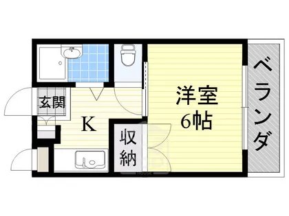 セレント茨木鮎川【2階】の間取り