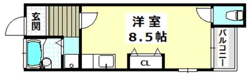 大門ハイツ【205号室】の間取り