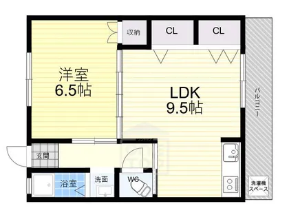 霜月荘【2階】の間取り