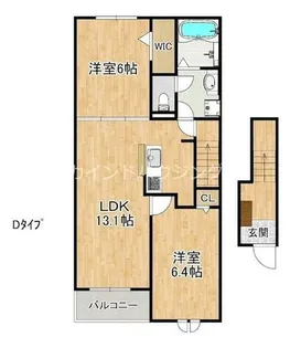 モントレゾール【2階】の間取り