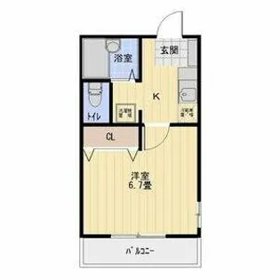 アルパチーノB【2階】の間取り