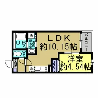 Jack tokonameminatoⅠ【3階】の間取り