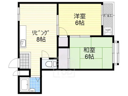リバーライフ三島【3階】の間取り