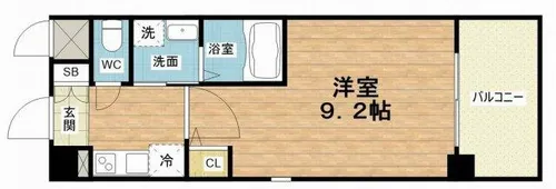 セイワパレス深江南【2階】の間取り