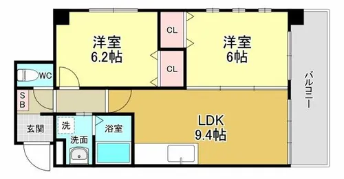 アーデルコート岩崎台【1階】の間取り