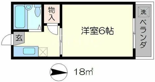 コーポ古波蔵【1階】の間取り