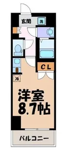 リヴシティ栄弐番館【5階】の間取り