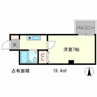 ラモヴェール大塚【2階】の間取り