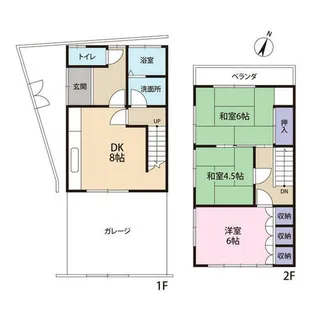 兵庫県西宮市甲陽園若江町【一戸建】の間取り