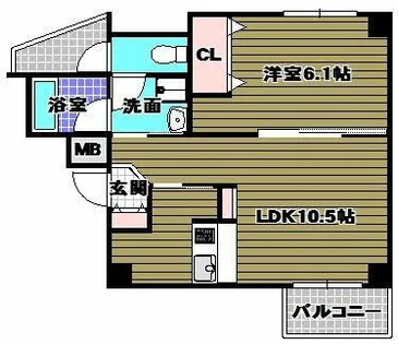 フィルハウス須賀【2階】の間取り