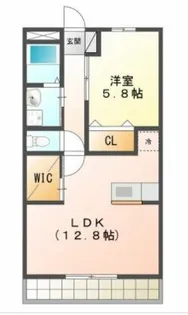 ベルヴェール Ⅱ【2階】の間取り