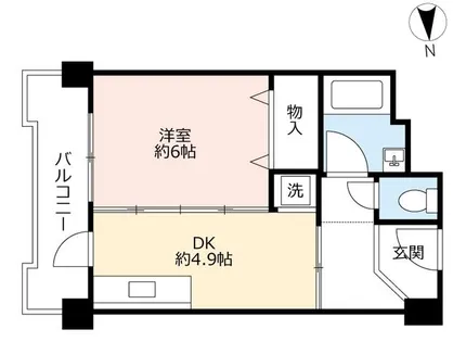 UR花山東【0251004号室】の間取り