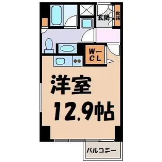ミュプレ矢場町【8階】の間取り
