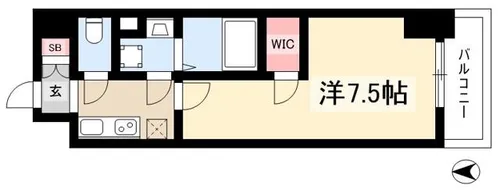 エスリード上前津ツヴァイテ【8階】の間取り