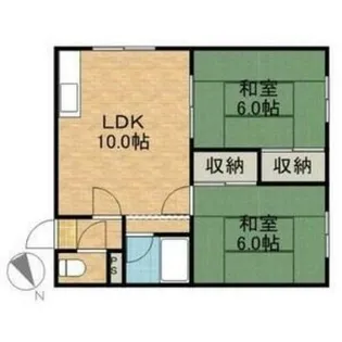 ハイツおざわ【2階】の間取り