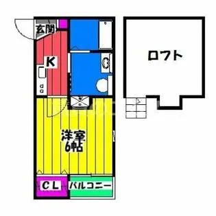 チェルカーレ大橋【1階】の間取り
