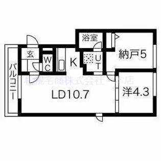 EMINENCE 美園85【202号室】の間取り
