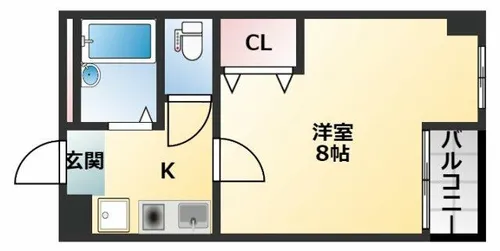高敷マンション【2階】の間取り