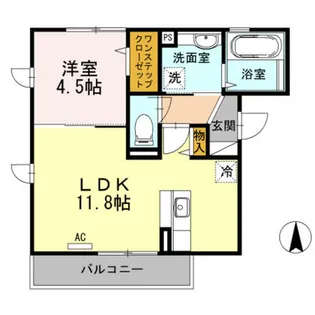 アビコシオン【3階】の間取り