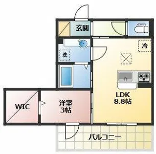 ルミエール【1階】の間取り