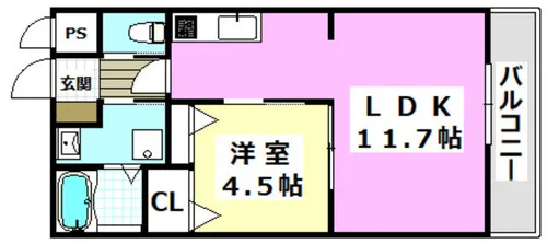 Sunbloom Neo【3階】の間取り