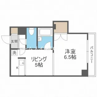 ノースランド北19条【4階】の間取り