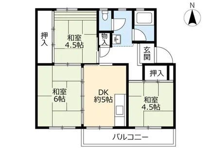 UR相生山【0270506号室】の間取り