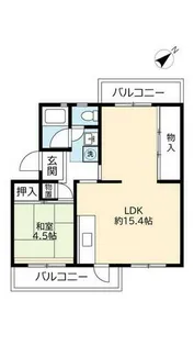 UR落合【3130503号室】の間取り