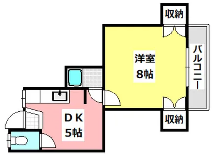 コーポディオ【202号室】の間取り