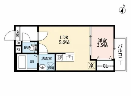 愛知県名古屋市熱田区幡野町【アパート】の間取り