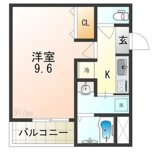 フジパレス西住之江Ⅴ番館【205号室】の間取り