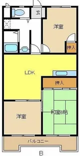 ドミール小出【4階】の間取り