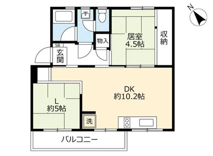 UR東豊中第二【1300403号室】の間取り