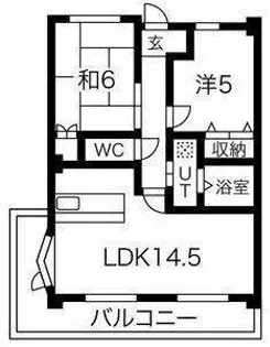 グランメール香久山【4階】の間取り