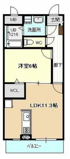 ファインライズⅡ【3階】の間取り