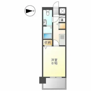 プレサンスmiu新栄【6階】の間取り