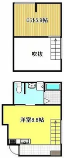 ESPRESSO新清洲【1階】の間取り