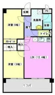レージュ藤塚【2階】の間取り